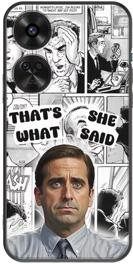 Θήκη Κινητού Back Cover για Huawei nova 12 SE - Black TPU - TV Quotes - Michael Scott