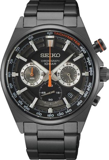 Ανδρικό Ρολόι Seiko SSB399P1 με Μεταλλικό Μπρασελέ Γκρι