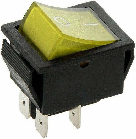 Διακόπτης On-Off 12V 35A Κίτρινο