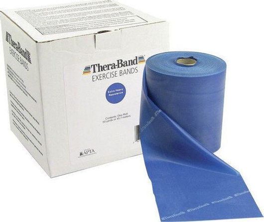 Ιμάντας Γυμναστικής Thera-Band Ελαστικός Πολύ Σκληρός 1m Μπλε 