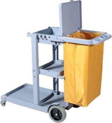 Καρότσι Καμαριέρας Delta Cleaning ΚΣ07 Ξενοδοχειακό Πλαστικό 121x49x99cm