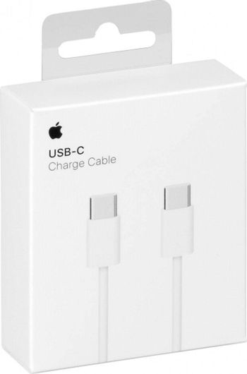 Καλώδιο Apple USB 2.0 USB Type-C σε USB-C male 1m Regular Λευκό