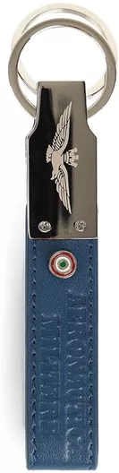 Μπρελόκ Aeronautica Militare από Δέρμα & Μέταλλο Μπλε