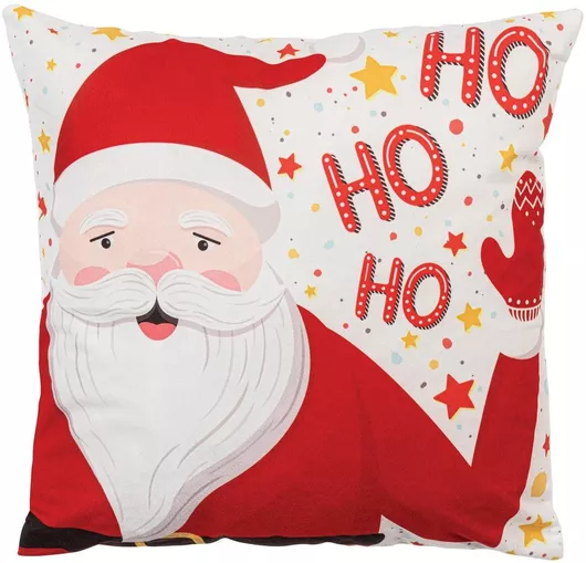 Χριστουγεννιάτικο Μαξιλάρι Lianos 45x45cm Κόκκινο/Λευκό