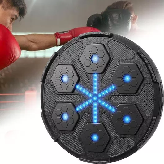 Επιτοίχια Συσκευή Προπόνησης Πυγμαχίας με Bluetooth, γάντια, Smart Music Boxing Machine QJB-66