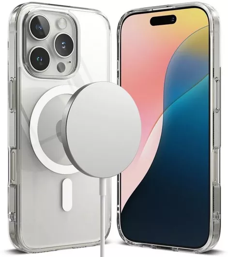 Ringke Back Cover Σιλικόνης/Πλαστικό Διάφανο iPhone 16 Pro