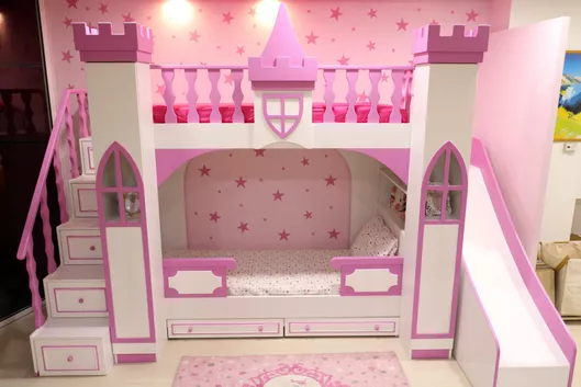 Παιδικό Κρεβάτι Τσιώγκας 330x230x170cm Λευκό