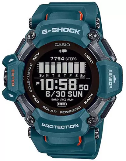 Ανδρικό Ρολόι Casio G-Shock με Λουράκι από Καουτσούκ Μπλε