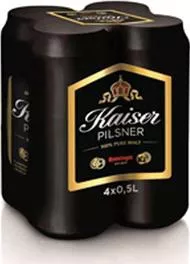 Μπύρα Kaiser Pilsner Lager Κουτί 4x500ml