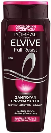 L'Oreal Paris Elvive Full Resist Σαμπουάν Αναδόμησης/Θρέψης για Όλους τους Τύπους Μαλλιών 700ml