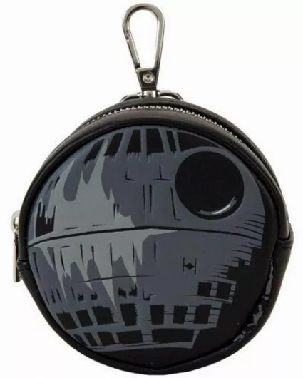 Παιδική Τσάντα Βόλτας  Loungefly Star Wars: Death Star από Ύφασμα Μαύρο
