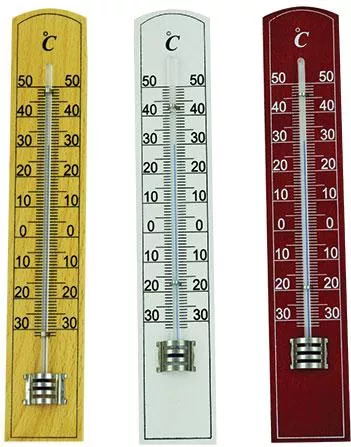 Θερμόμετρο Τοίχου Moller Τherm Ξύλινο Min -30°C Έως Max +50°C 