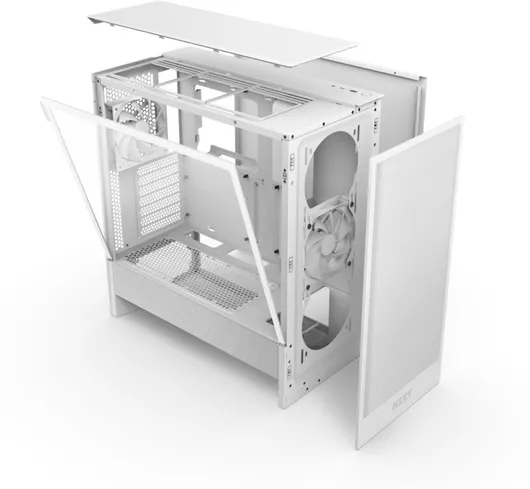 Κουτί Μέσος Πύργος ATX NZXT H5 FLOW Λευκό