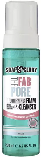 Αφρός Καθαρισμού Προσώπου Soap & Glory κατά της Ακμής The Fab Pore για Λιπαρές Επιδερμίδες 200ml