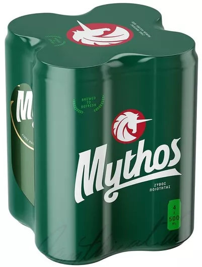 Μπύρα Μύθος Lager Κουτί 4x500ml