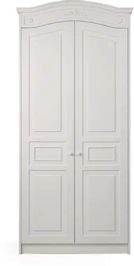 Παιδική Ντουλάπα Τσιώγκας 100x230x60cm Λευκό