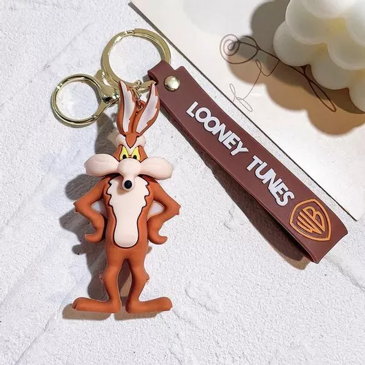 Μπρελόκ Coyote από Πλαστικό Καφέ