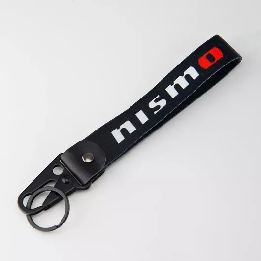 Μπρελόκ Nismo από Ύφασμα Μαύρο/Λευκό