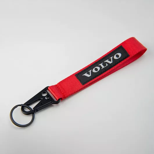 Μπρελόκ Volvo από Ύφασμα Κόκκινο/Μαύρο