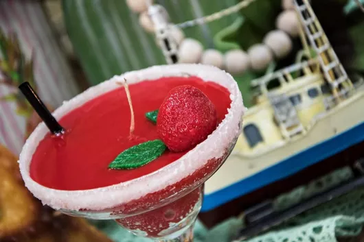 Πασχαλινή Λαμπάδα Ποτ Κοκτέιλ Margarita Κόκκινο