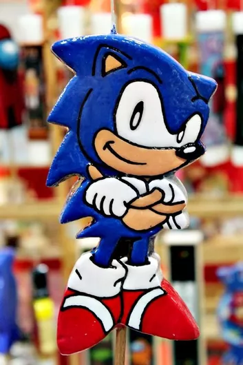 Πασχαλινή Λαμπάδα Πλακέτα Σκαντζόχοιρος 19x10x2cm