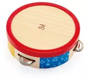 Μουσικό Παιχνίδι Ταμπουρίνο Hape Ξύλινο για 12+ Μηνών