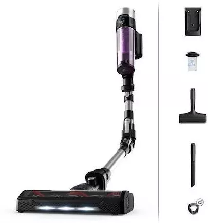 Rowenta X-force Flex 9.60 Επαναφορτιζόμενη Σκούπα 2 σε 1 Stick & Χειρός 18V Μωβ