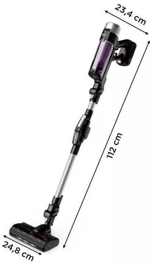 Rowenta X-force Flex 9.60 Επαναφορτιζόμενη Σκούπα 2 σε 1 Stick & Χειρός 18V Μωβ