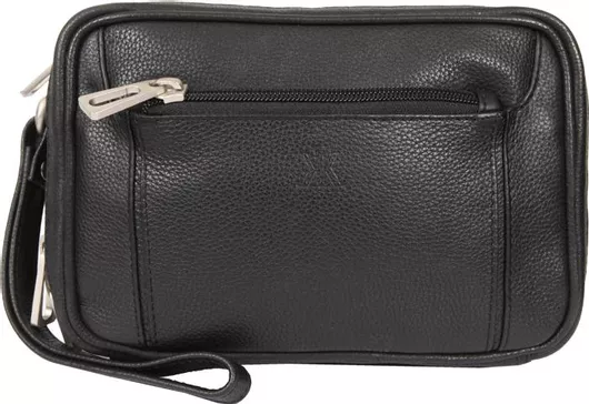 Ανδρική Τσάντα Χειρός Kappa Δερμάτινη Μαύρο