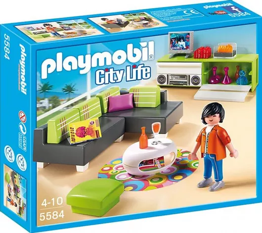 Playmobil City Life Μοντέρνο Καθιστικό για 4+ Ετών #5584
