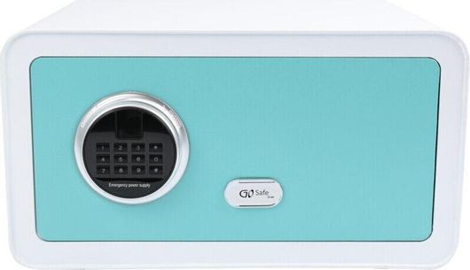 Χρηματοκιβώτιο Olympia GOsafe 2.0 210 με Ψηφιακό Κλείδωμα & Κλειδί, Ξενοδοχείου Διαστάσεων Μ23xΠ43xΥ35cm Λευκό/Μπλε
