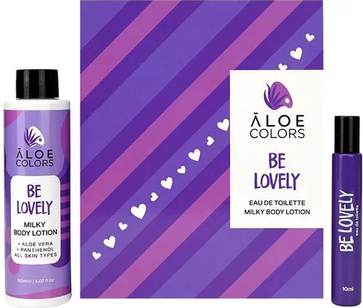 Aloe Colors Be Lovely Γυναικείο Σετ με Body Lotion 2τμχ