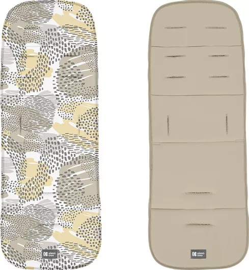 Κάλυμμα Καροτσιού Kikka Boo Memphis Διπλής Όψης 32x82x1.5cm Mπεζ