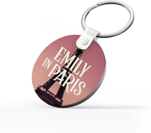 Μπρελόκ Emily In Paris από Μέταλλο Ροζ