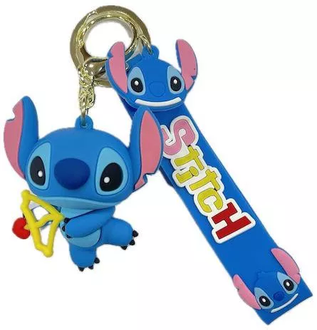 Μπρελόκ Stitch από Πλαστικό Μπλε