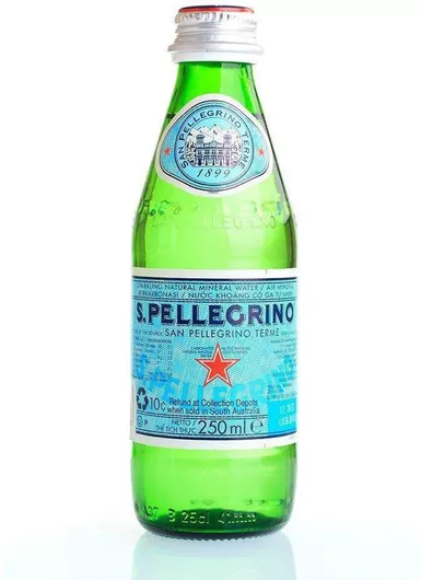 Ανθρακούχο Νερό San Pellegrino σε Γυάλινο Μπουκάλι 250ml