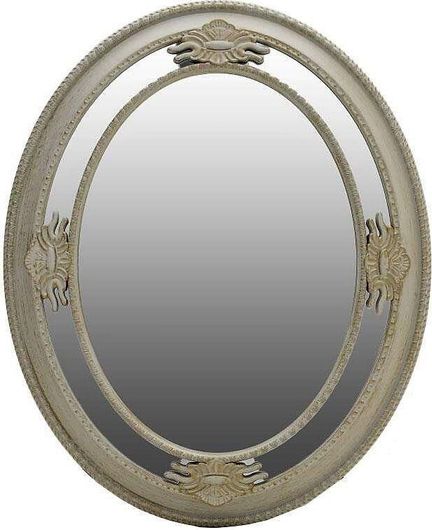 Καθρέπτης Τοίχου Inart 3-95-925-0004 Πολυρητίνης 65x6x85cm Λευκό/Εκρού/Χρυσό