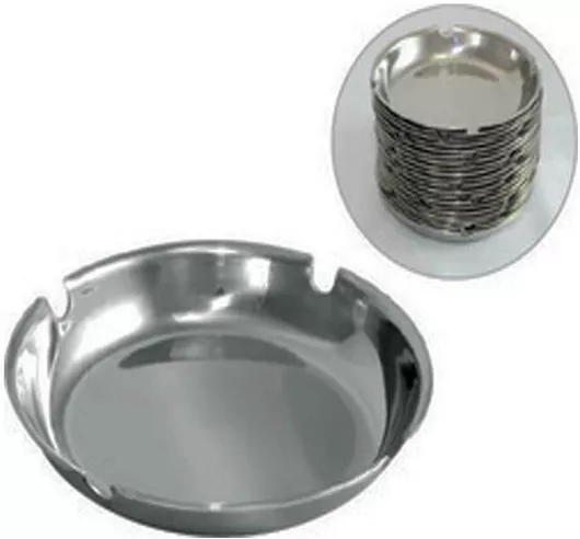 Σταχτοδοχείο Novatex Τσιγάρου Μεταλλικό Inox