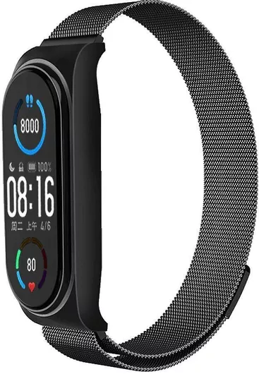 Λουράκι Xiaomi Metal Μαύρο Xiaomi Smart Band 7