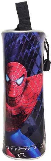 Κασετίνα Paxos Spiderman Βαρελάκι με 1 Θήκη Πολύχρωμο
