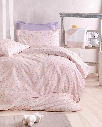 Σετ Σεντόνια Rythmos Ημίδιπλα Βαμβακερά 160x260cm 3τμχ Σομον