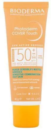 Αντηλιακό Προσώπου Bioderma Photoderm Cover Touch SPF50+ με Χρώμα Golden 40gr