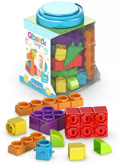 Τουβλάκια Engino Baby Qboidz Τα Πρώτα μου Βήματα Σετ 44τμχ για 2+ Ετών