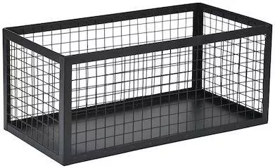 Καλάθι Αποθήκευσης Estia Cage 30x15.5x13cm Μαύρο