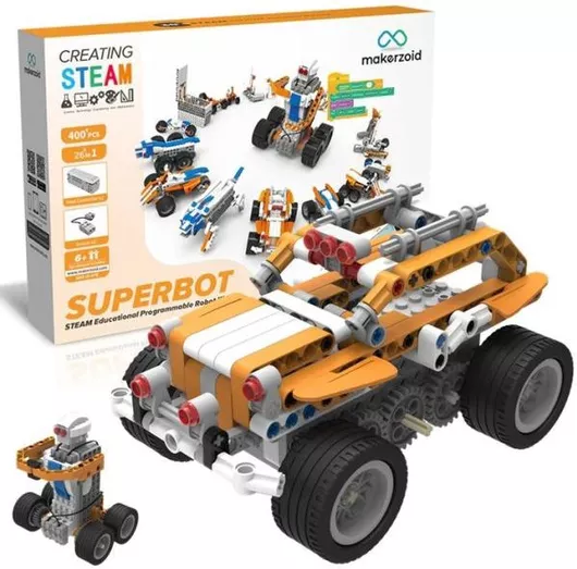 Εκπαιδευτικό Παιχνίδι Makerzoid Superbot 26In1 Coding Robot Kit για 6+ Ετών