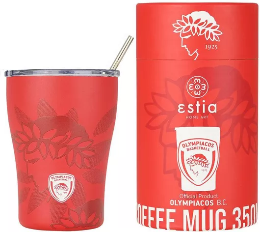 Θερμός Estia Coffee Mug OLYMPIACOS BC Edition 350ml