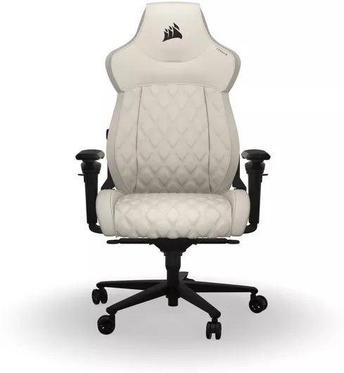 Καρέκλα Gaming Corsair TC500 Luxe Υφασμάτινη με Ρυθμιζόμενα Μπράτσα Μπεζ