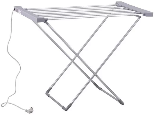 Απλώστρα Ρούχων Vesta Θερμαινόμενη Ηλεκτρική 94x54x74cm Πτυσσόμενη 8 Βέργες 120W