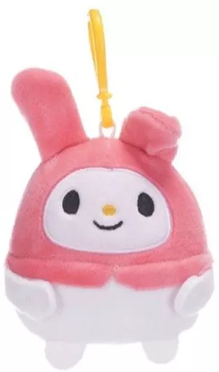 Μπρελόκ My Melody Λευκό Λαγουδάκι Λούτρινο από Ύφασμα Ροζ