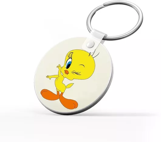 Μπρελόκ Tweety Μπεζ/Κίτρινο